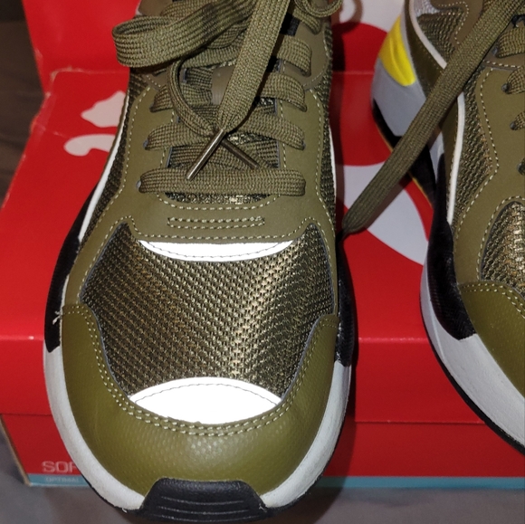 PUMA X-RAY Mesh Men's Sneakers in Dark Olive/High Rise - Picture 10 of 11